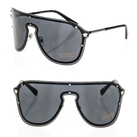 versace frenergy visor sunglasses black|Versace sunglasses shop online.